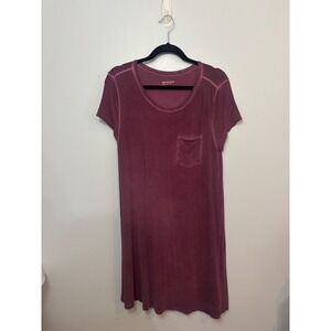Arizona Jean Co. Womens Short Sleeve Casual T-Shirt Dress‎ Size L